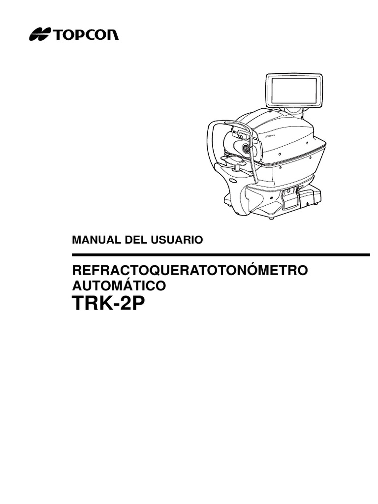 Manual del TRK-2P de Topcon | PDF | Ingenieria Eléctrica | Fusible ...