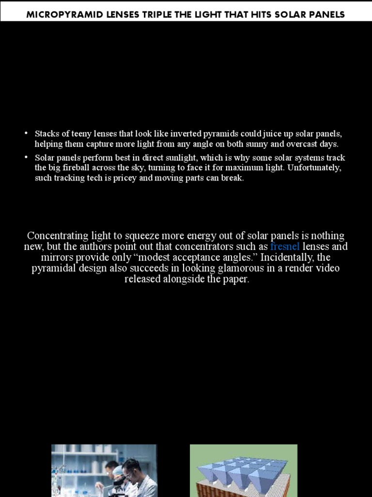 Solar Energy Pdf Solar Power Photovoltaics