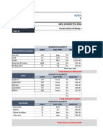 Costing Sheet Format
