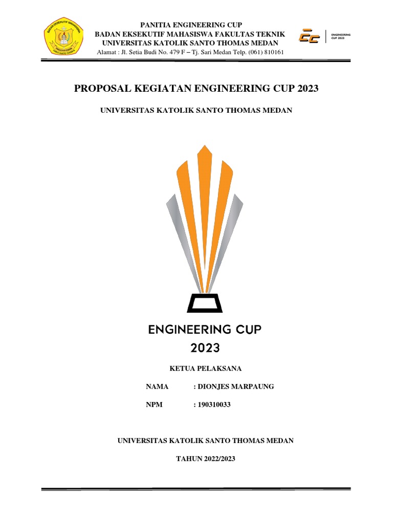 Engineering Cup 2023: Olahraga Mahasiswa Teknik | PDF