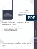 Evaluación y Tratamiento de Los Trastornos Del Sueño