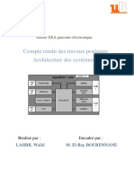 Compte Rendu Architecture Systèmes