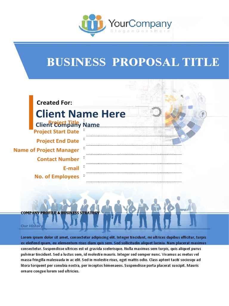 Business Proposal Template PDF