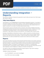 Understanding Integration Reports