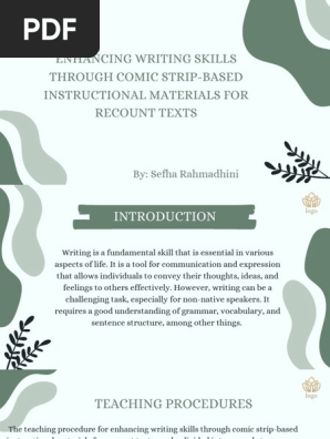 Enhancing Writing Skills Through Comic Strip-Based Instructional Materials for Recount Texts (1)