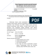 Undangan Bimtek Penghitungan AK Pengangkatan Pertama