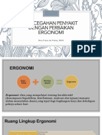 Pencegahan Penyakit Dengan Perbaikan Ergonomi PDF