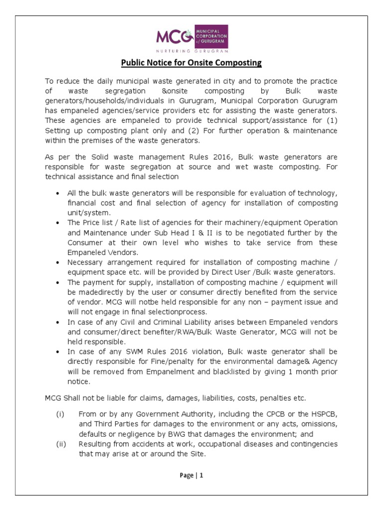 BWG Agencies Details | PDF | Waste | Compost