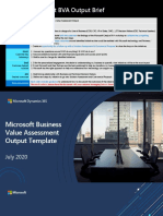 Business Value Assessment Template