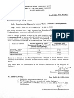 Corrigendum of Departmental Charges