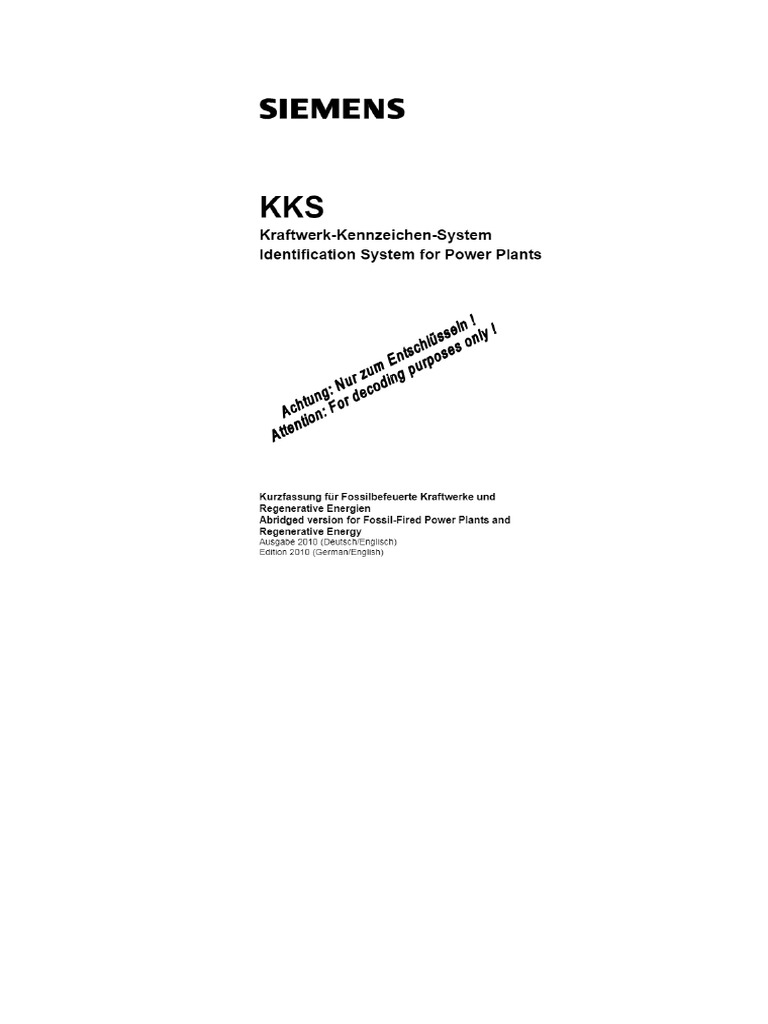 KKS Code EN | PDF