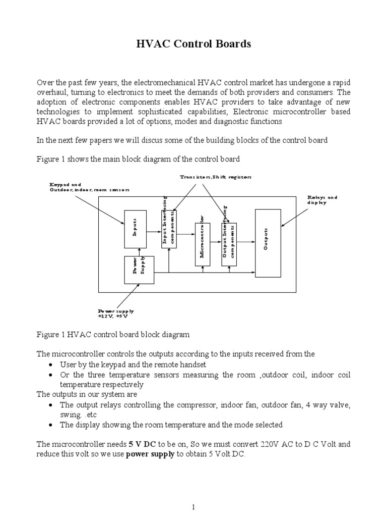 HVAC Control Boards 01 PDF Rectifier Direct Current