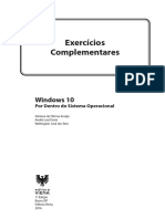 Exercícios Complementares - Windows 10 2ed