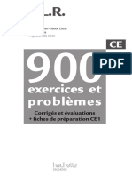 900 Problèmes Corrigés CE2
