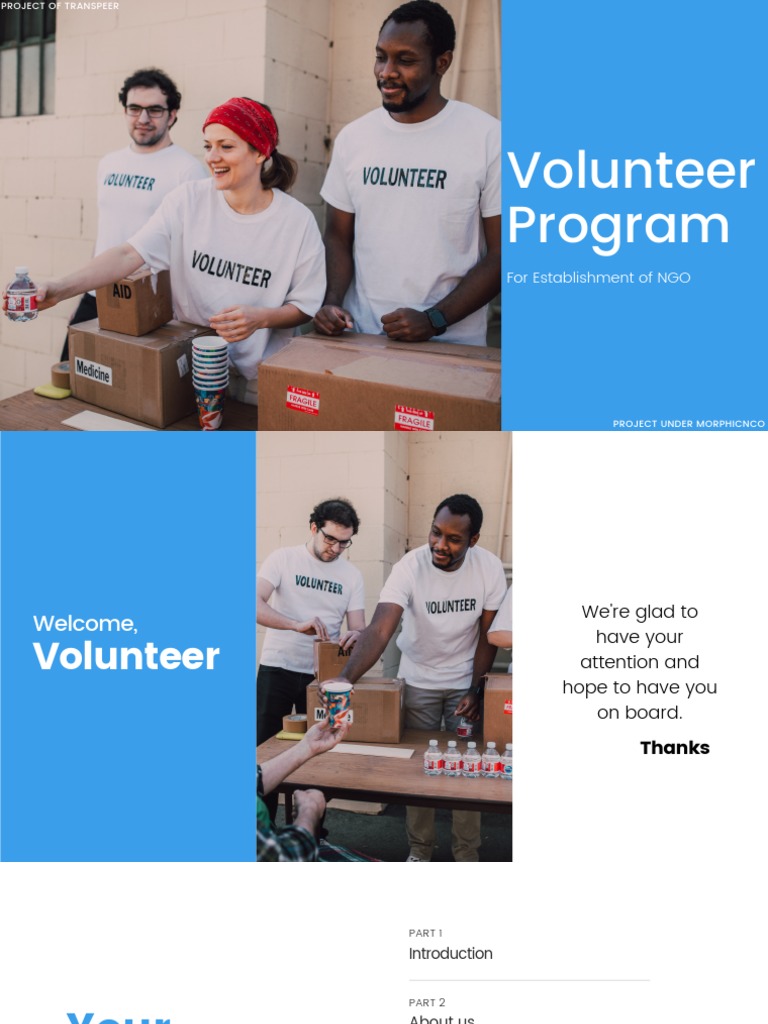 NGO Volunteers Proposal | PDF | Non Governmental Organization ...