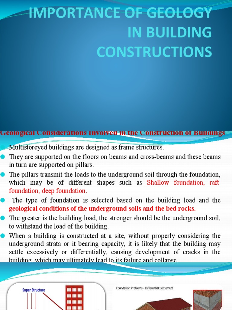 Geology's Role in Building Foundations | PDF | Deep Foundation ...