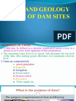 Dams and Geology of Dam Sites