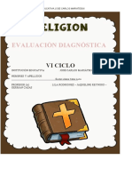Evaluacion Diagnóstica Religión Vi Ciclo Yabar Luna Evelyn