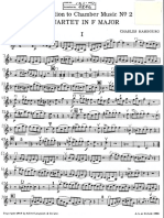 Hambourg, Quartet in F Major - Violin 1