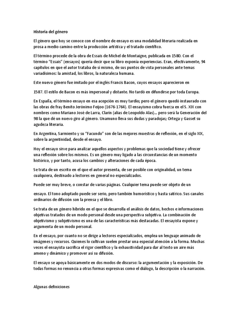 Historia Del Género PDF Ensayos Ideologías