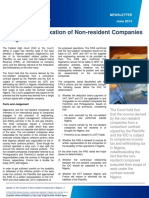 Newsletter On Taxability of Non-Resident Companies in Nigeria