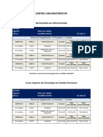 Valores Cursos 63