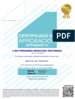 Certificado de Aprobacin