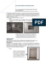 Levantamiento de Observaciones