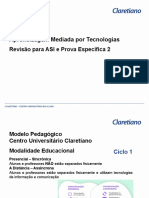 Aprendizagem Mediada Por Tecnologias: Revisão para ASI e Prova Específica 2