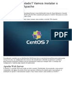 CentOS 7 Instalado