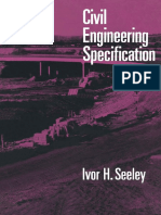 Civil Engineering Specification