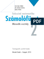 Sokszínû Matematika. Második Osztály. Tizenegyedik, Javított Kiadás. Mozaik Kiadó Szeged, 2013