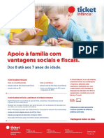 Folheto Informativo Ticket Infancia