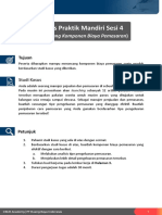 Tugas Praktik Mandiri Sesi 4: (Merancang Komponen Biaya Pemasaran)