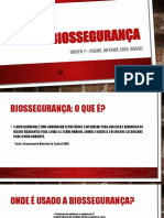 Biossegurança Trabalho