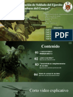 Army Soldier in Action PowerPoint Templates