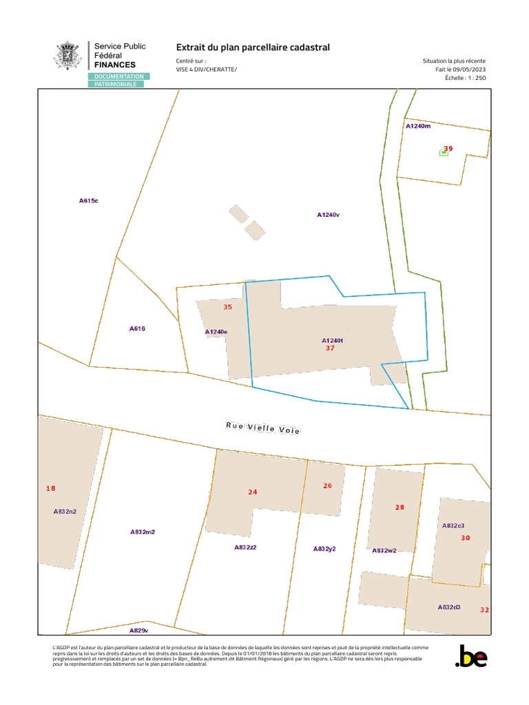 Plan Parcellaire Cadastral Maroc 2023 | PDF