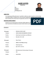 Aqib Javed CV and Documents