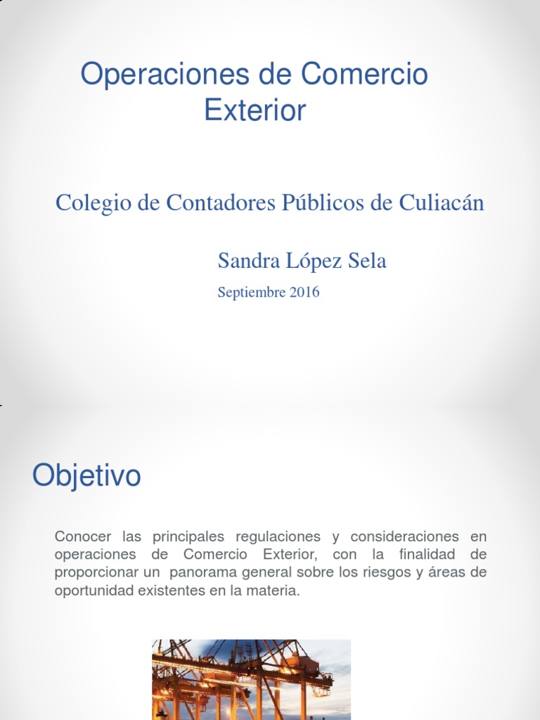 Comercio Internacional (Operación Total) | PDF | Barreras no ...