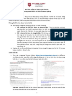 Offline Exam Guidelines (BBUS, MBA) - Vietnamese
