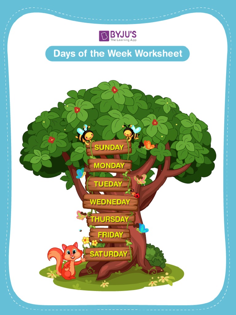 Days-of-the-Week-Worksheet-01 | PDF