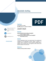 Abdullah Ashfaq CV