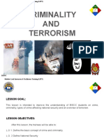 Module 2.2 Criminality and Terrorism
