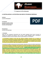 A Controladoria e A Estratégia Nas Micro e Pequenas Empresas