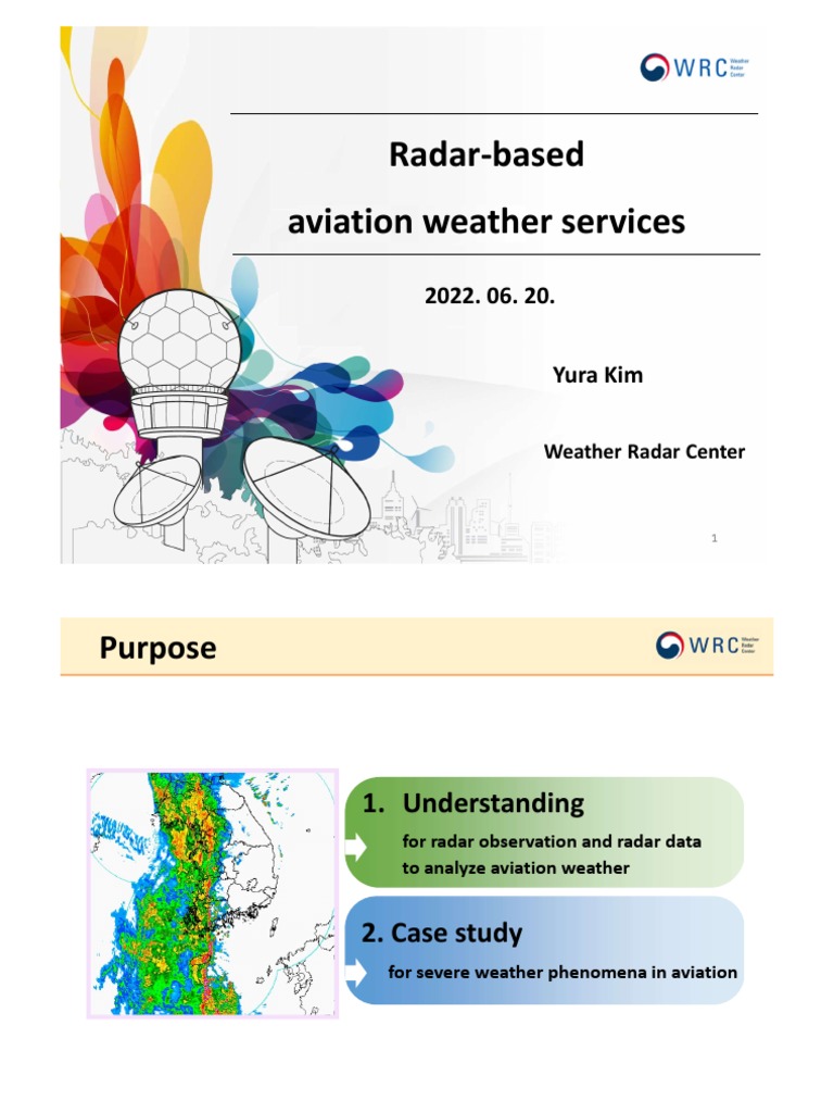 Aeronautical Meteorological Assistant Based On Weather Radar - For ...