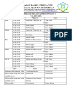 Roster Tahfidz Tingkat 1