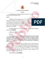 Junta Electoral Oficio Acuerdo #74
