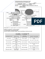 "Can" Significa "Poder" en El Sentido de "Tener Capacidad": Parts of The Body