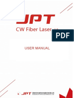 CW Fiber Laser: User Manual