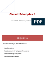 DC Circuit Theory (Ohm's Law)
